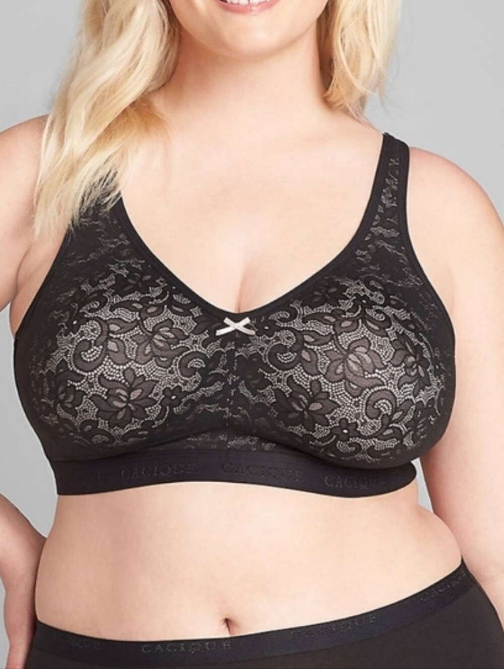 Cacique Unlined Full Coverage No Wire Bra 44C